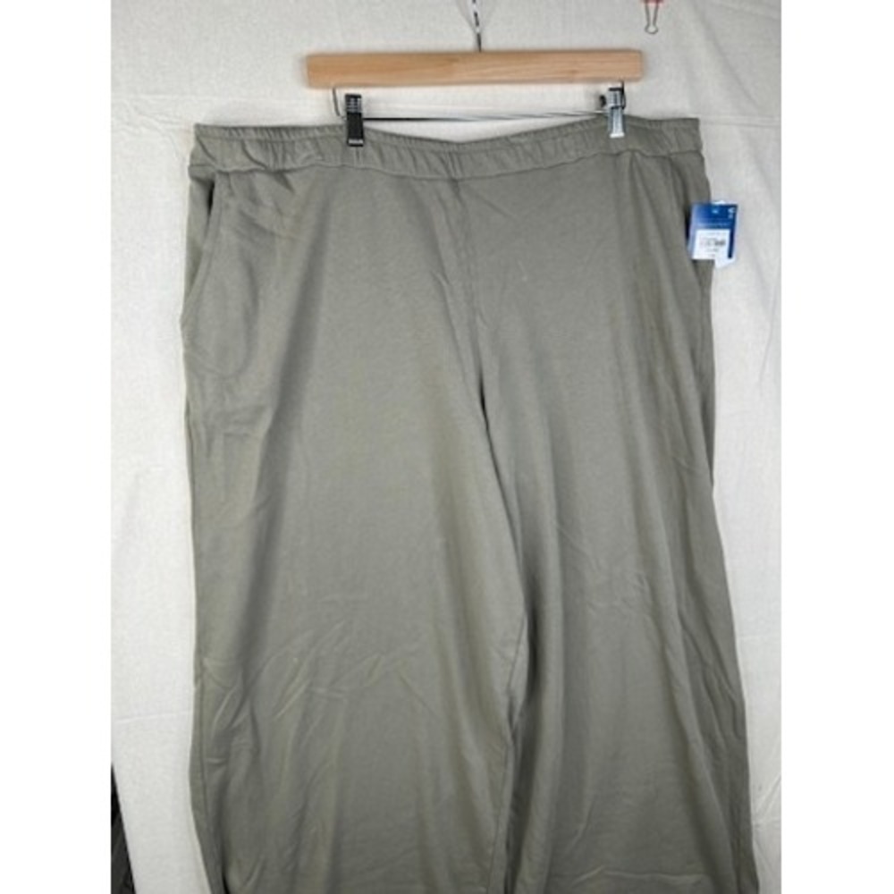 Arizona Jean Co. Womens Wide Leg Pants Size 14 Olive Shadow New - Picture 4 of 10